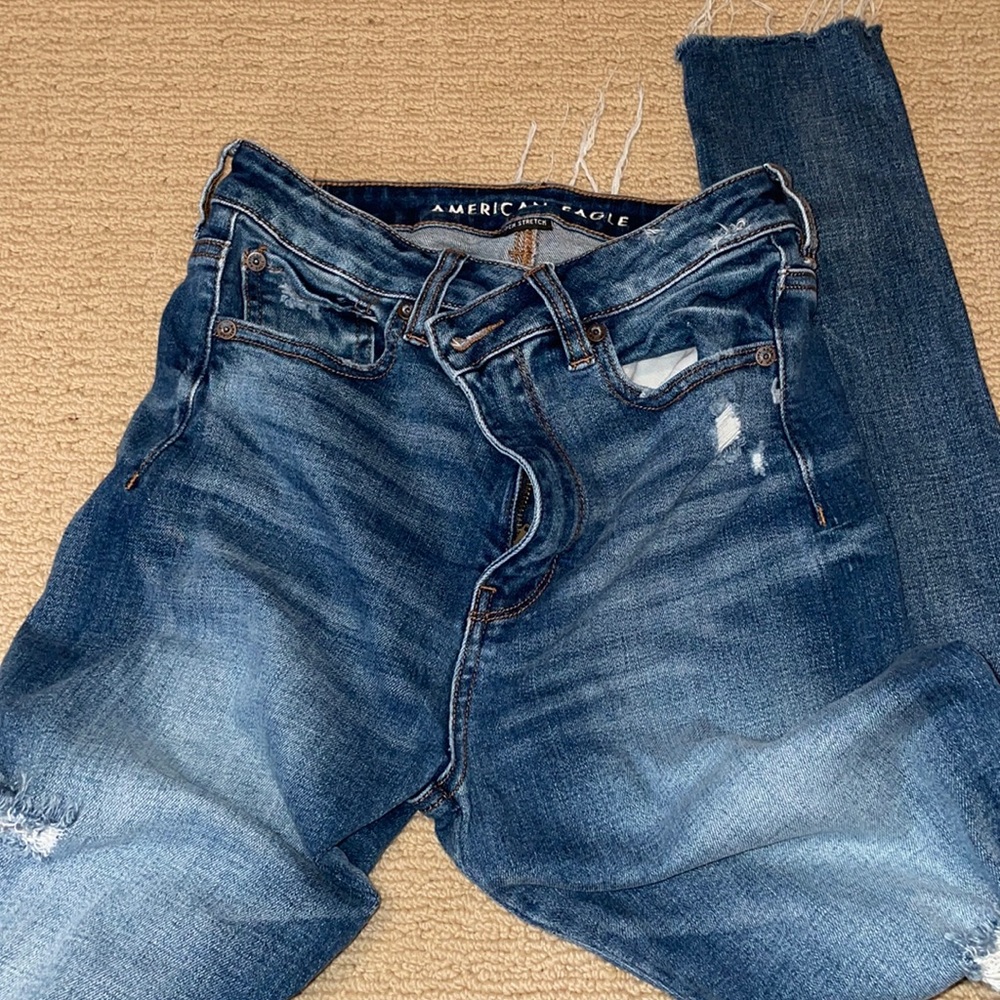 American eagle super high rise jegging